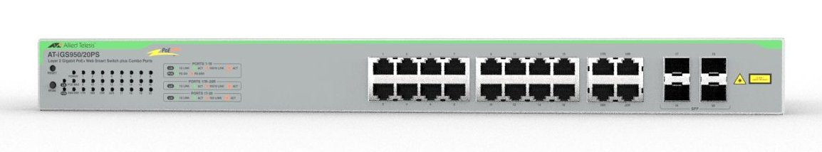 EAN 767035239538 - Allied Telesis iGS950/20PS Gestionado L2 Gigabit Ethernet (10/100/1000) Energía sobre Ethernet (PoE) Monta imagen 2