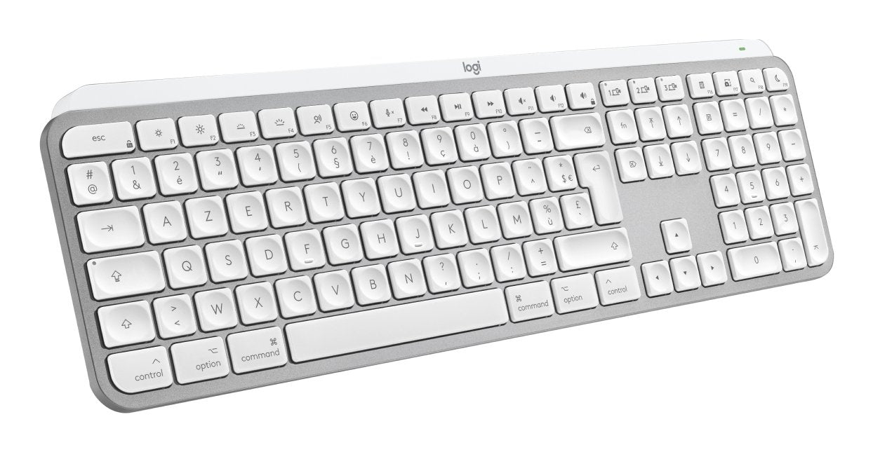 EAN 5099206114555 - Logitech Master MX Keys S for Mac teclado Oficina RF Wireless + Bluetooth AZERTY Francés Aluminio, Blanco imagen 3