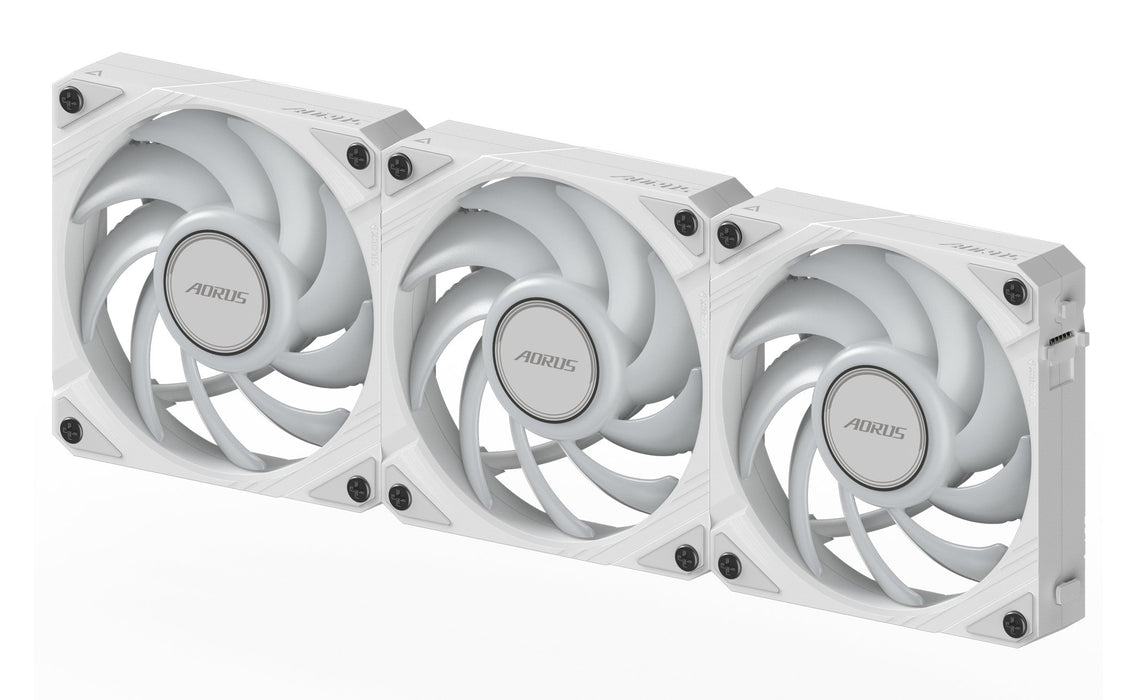 EAN 4719331555214 - GIGABYTE AORUS EZ CHAIN FAN 120 ICE Placa base Ventilador 12 cm Blanco 1 pieza(s) imagen 5