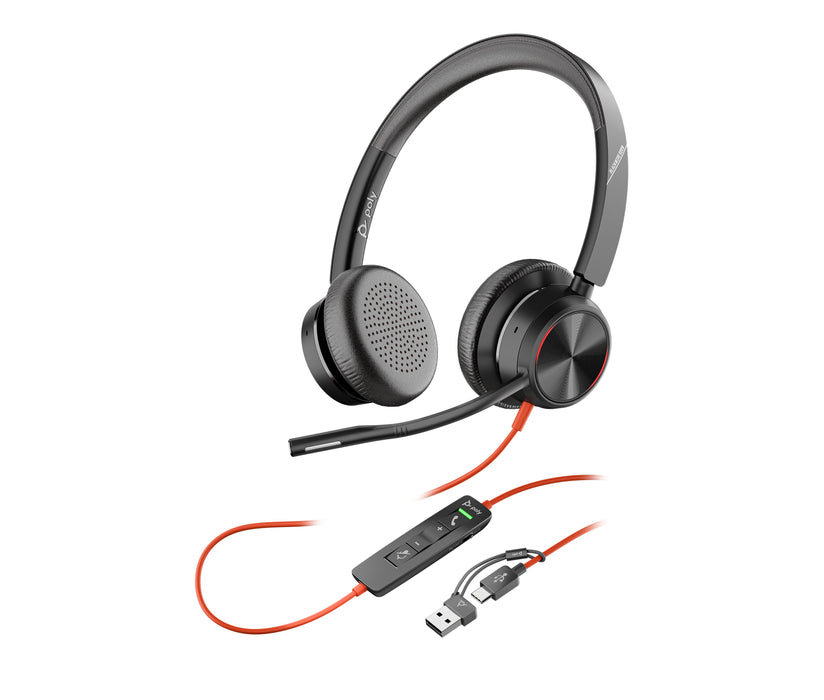 EAN 0197498429267 - HP Poly Blackwire 8225 Stereo Microsoft Teams Certified USB-C Headset +USB-C/A Adapter Alámbrico Diadema  imagen 12