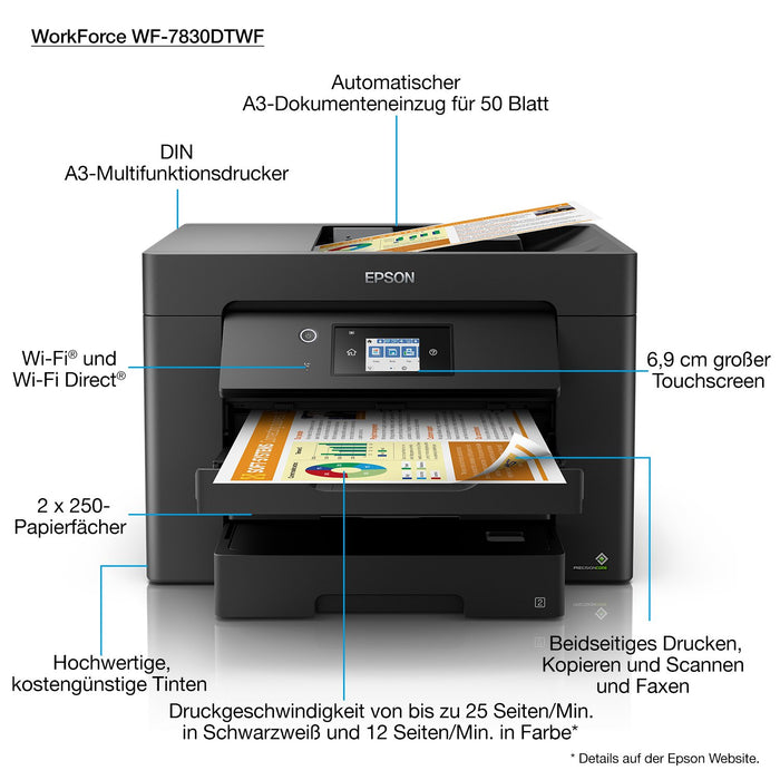 EAN 8715946668420 - Epson WorkForce WF-7830DTWF imagen 4