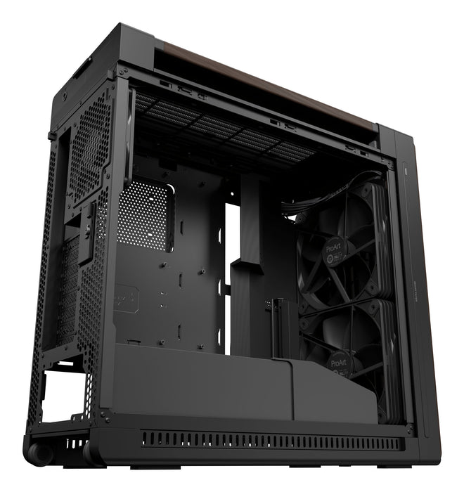 EAN 4711636014250 - ASUS ProArt PA602 Wood Edition Modern Black - Tempered Glass Panel Midi Tower Negro, Madera imagen 16