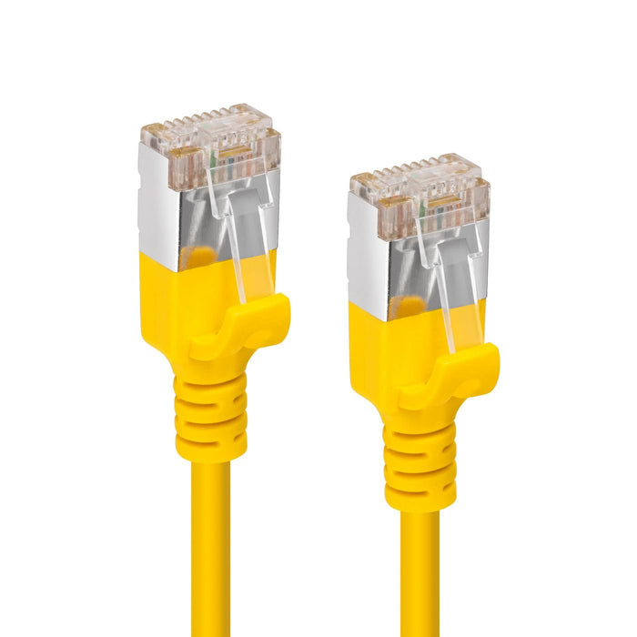 EAN 5715063027745 - Microconnect V-FTP6A03Y-SLIM cable de red Amarillo 3 m Cat6a U/FTP (STP) imagen 2