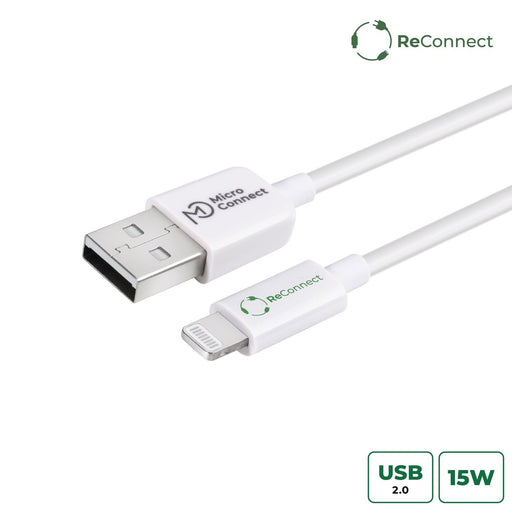 EAN 5715063597545 - Microconnect ECO-LIGHTNING1 cable de conector Lightning 1 m Blanco imagen 1