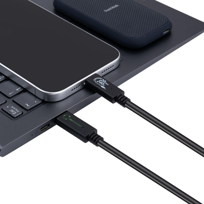 EAN 5715063597576 - Microconnect ECO-USB3.2CC1 cable USB USB 3.2 Gen 2x2 1 m USB C Negro imagen 4