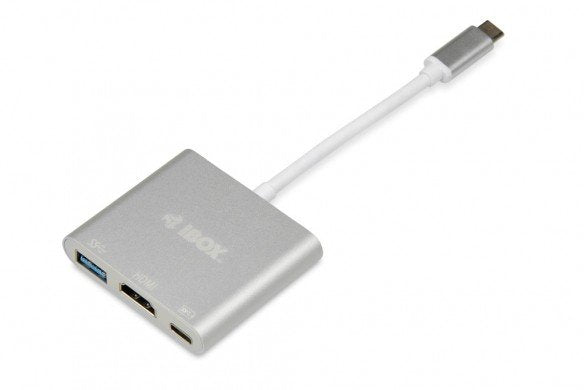 EAN 5901443052760 - iBox IUH3CFT1 base para portátil y replicador de puertos USB 3.2 Gen 1 (3.1 Gen 1) Type-C Plata imagen 1