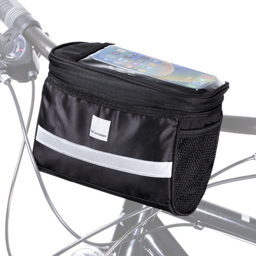 EAN 5907769300516 - Wozinsky WBB12BK Frente Bolsa de bicicletas 2 L Poliéster, PVC Negro imagen 1
