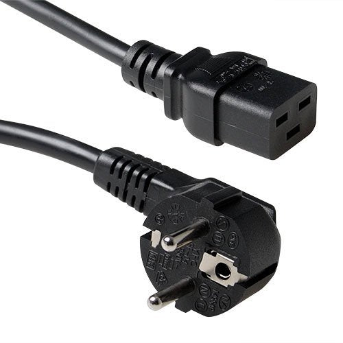 EAN 8716065326246 - ACT AK5185 cable de transmisión Negro 1,8 m C19 acoplador CEE7/7 imagen 1