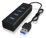 EAN 4250078165873 - ICY BOX IB-HUB1409-U3 USB 3.2 Gen 1 (3.1 Gen 1) Type-A 5000 Mbit/s Negro imagen 1