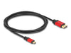 EAN 4043619800933 - DeLOCK 80093 adaptador de cable de vídeo USB Tipo C Negro, Rojo imagen 2