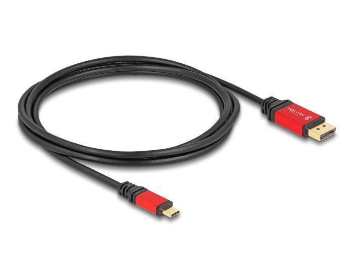 EAN 4043619800933 - DeLOCK 80093 adaptador de cable de vídeo USB Tipo C Negro, Rojo imagen 2