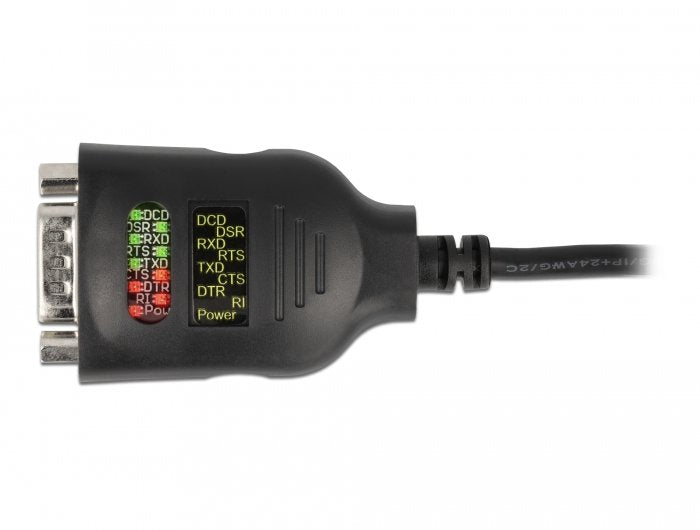 EAN 4043619904976 - DeLOCK 90497 cable de serie Negro 2 m USB tipo A RS-232 DB9 imagen 4