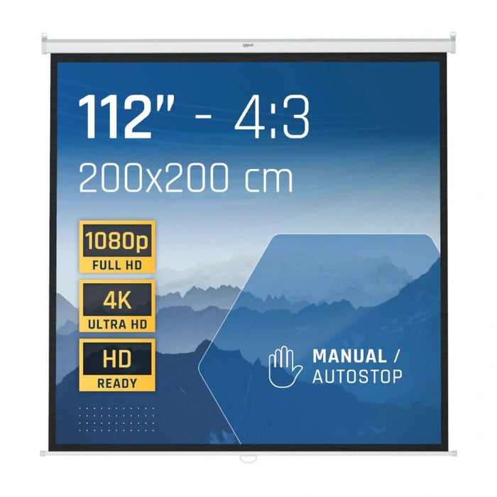EAN 8435364308486 - iggual PSIMS200 pantalla de proyección 2,82 m (111") 1:1 imagen 15