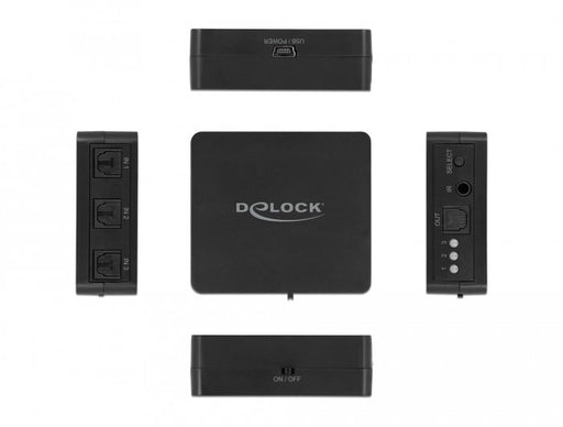 EAN 4043619633951 - DeLOCK 63395 interruptor de sonido Negro imagen 2