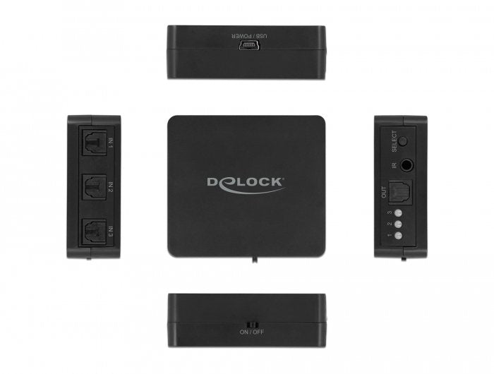 EAN 4043619633951 - DeLOCK 63395 interruptor de sonido Negro imagen 2