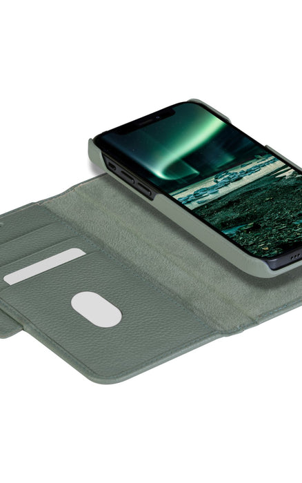 EAN 5711428055224 - dbramante1928 New York funda para teléfono móvil 15,5 cm (6.1") Funda cartera Verde imagen 2