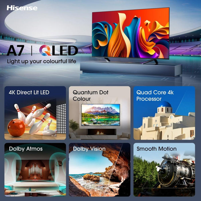 EAN 6942351403465 - Hisense 55A7NQ 139,7 cm (55") 4K Ultra HD Smart TV Wifi Gris 275 cd / m² imagen 3