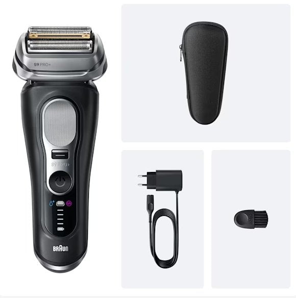 EAN 8700216554671 - Braun Series 9 Pro+ 9600s Máquina de afeitar de láminas Recortadora Negro imagen 2
