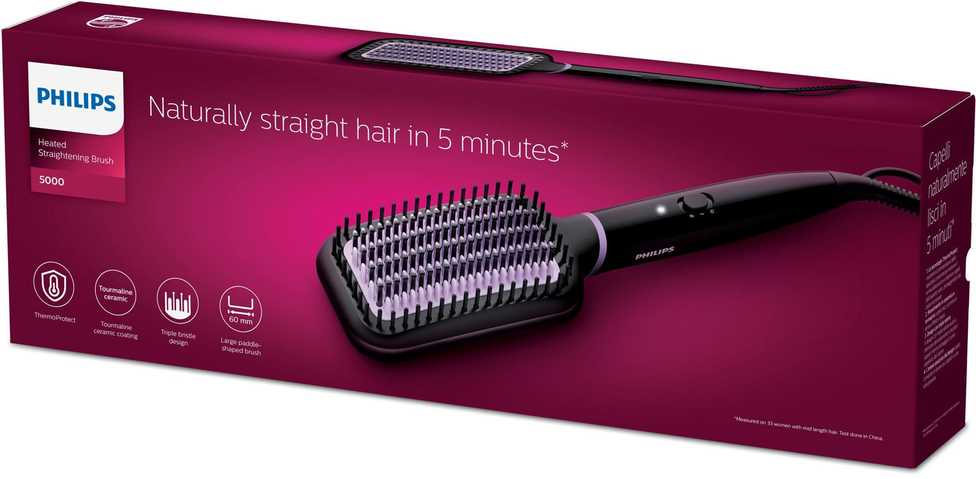 EAN 8710103857983 - Philips StyleCare BHH880/00 Utensilio de peinado Cepillo alisador Negro, Rosa 1,8 m imagen 4