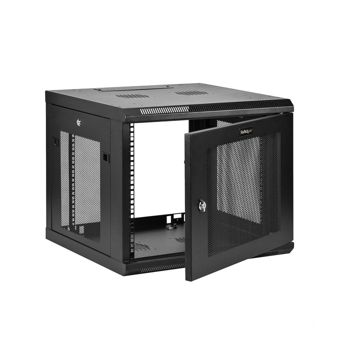 EAN 0065030870115 - StarTech.com RK920WALM armario rack Bastidor de pared Negro imagen 3