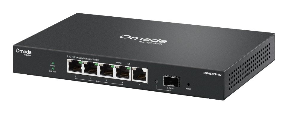 EAN 1210002600965 - TP-Link ES206XPP-M2 switch Gestionado L2 2.5G Ethernet (100/1000/2500) Energía sobre Ethernet (PoE) Monta imagen 3