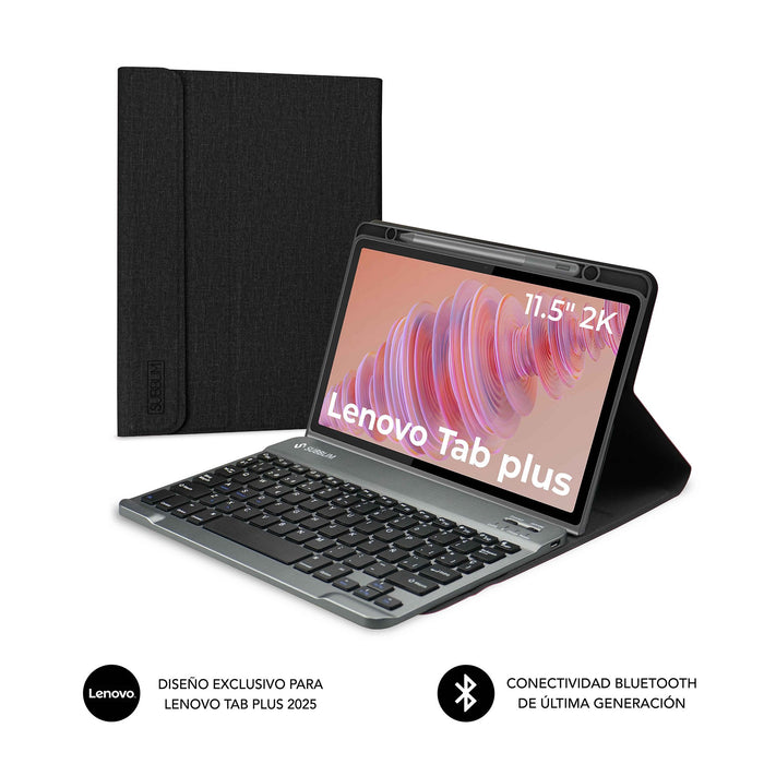 EAN 8436586743727 - SUBBLIM SUBKT3-BTL330 teclado para móvil QWERTY Español Bluetooth Negro imagen 2