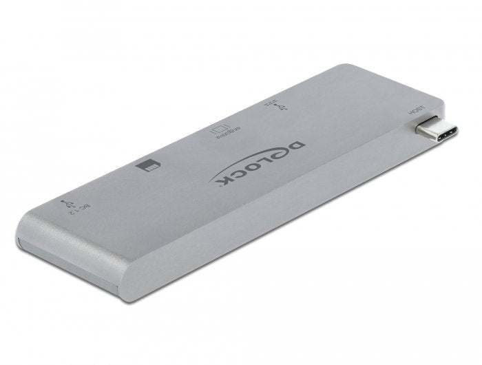 EAN 4043619877454 - DeLOCK 87745 base para portátil y replicador de puertos USB 3.2 Gen 1 (3.1 Gen 1) Type-C Gris imagen 1