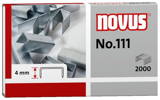 EAN 4009729003442 - Novus No.111 Paquete de grapas 2000 grapas imagen 2