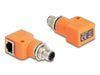 EAN 4043619606276 - DeLOCK 60627 cambiador de género para cable M12 RJ45 Naranja imagen 1