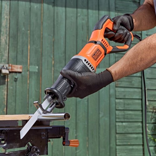 EAN 5035048737309 - Black & Decker BES301 sierra recíproca 2800 spm 750 W Negro, Naranja imagen 11