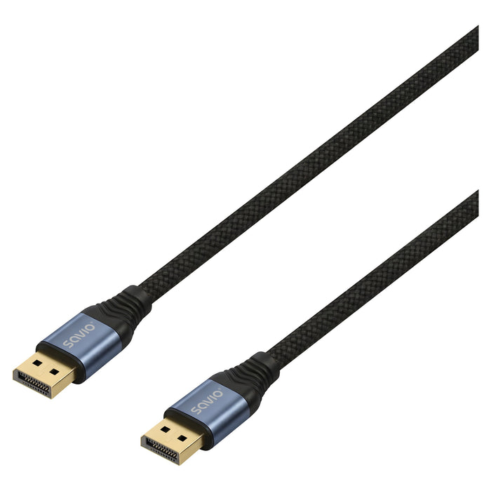 EAN 5907264119989 - Savio CL-209 cable DisplayPort 1 m Negro imagen 1