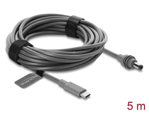 EAN 4043619918225 - DeLOCK 91822 cable de transmisión Gris 5 m USB C DC 5.5mm imagen 2