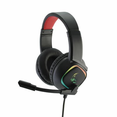 EAN 4260664871279 - MediaRange MRGS301 auricular y casco Auriculares Alámbrico Diadema Juego Negro, Rojo imagen 3