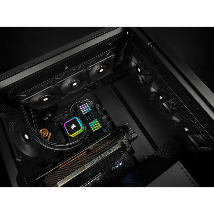 EAN 840006648123 - Corsair iCUE H150i RGB ELITE Procesador Sistema de refrigeración líquida todo en uno 12 cm Negro 1 pieza(s imagen 4