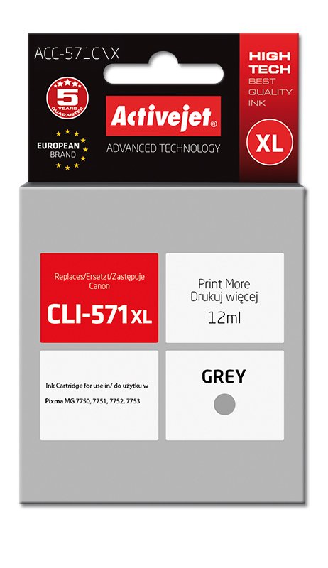 EAN 5901443106852 - Activejet ACC-571GNX cartucho de tinta 1 pieza(s) Compatible Alto rendimiento (XL) imagen 2