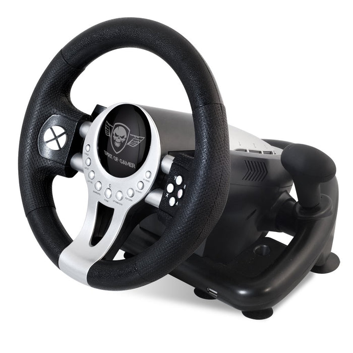 EAN 3700104431966 - Spirit of Gamer Race Wheel Pro 2 Negro, Plata USB Volante + Pedales Digital PC, PlayStation 4, Playstatio imagen 4