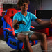 EAN 0094338211955 - X Rocker 2021195 silla para videojuegos Silla gaming Asiento acolchado Azul, Rojo imagen 4
