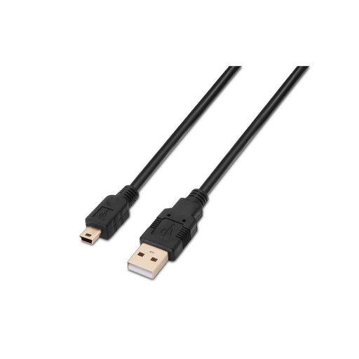 EAN 8436574700244 - AISENS A101-0025 cable USB USB 2.0 1,8 m USB A Mini-USB B Negro imagen 1