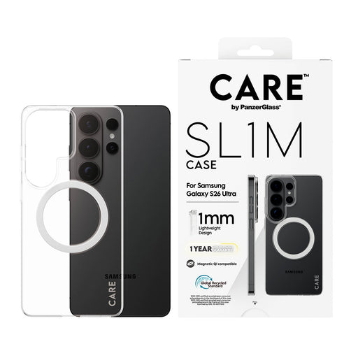 EAN 5715685035203 - PanzerGlass CARE™ by ® SL1M Case Transparent w. Qi Samsung Galaxy S26 Ultra funda para teléfono móvil 17, imagen 2