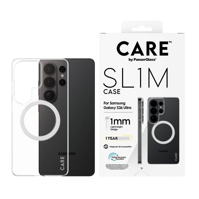 EAN 5715685035203 - PanzerGlass CARE™ by ® SL1M Case Transparent w. Qi Samsung Galaxy S26 Ultra funda para teléfono móvil 17, imagen 2