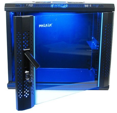 EAN 5605922000586 - Phasak PHP 2115 armario rack 15U Bastidor de pared Negro imagen 4