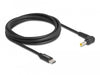EAN 4043619879809 - DeLOCK 87980 cable de transmisión Negro 1,5 m USB C 5.5 x 3.0 mm imagen 2