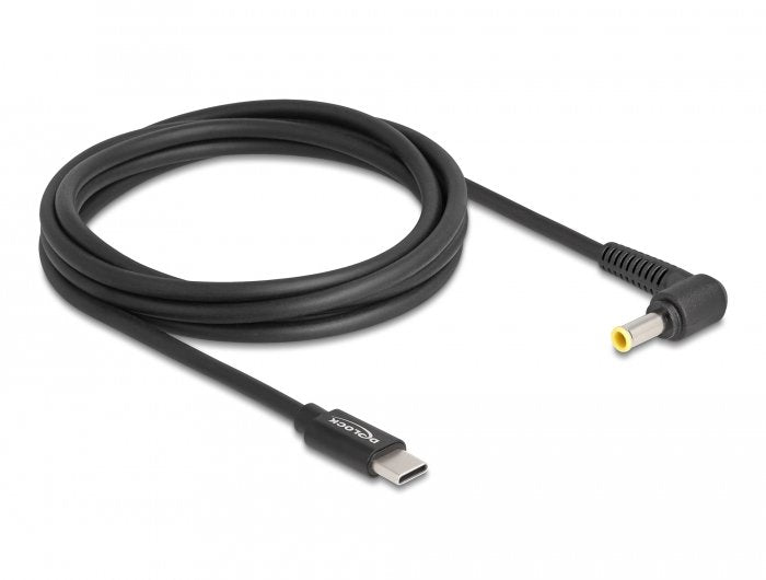EAN 4043619879809 - DeLOCK 87980 cable de transmisión Negro 1,5 m USB C 5.5 x 3.0 mm imagen 2