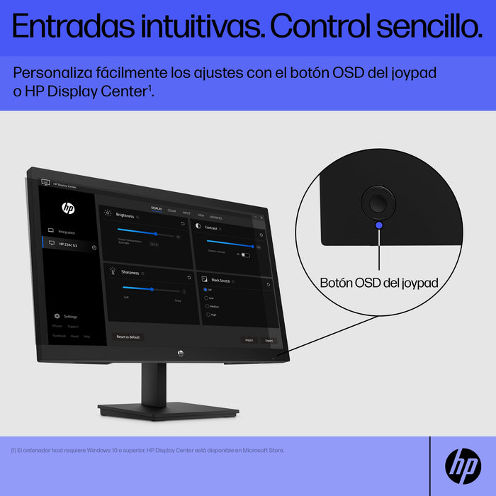 EAN 5715063348420 - HP V22v G5 FHD Monitor pantalla para PC 54,5 cm (21.4") 1920 x 1080 Pixeles Full HD LCD Negro imagen 9