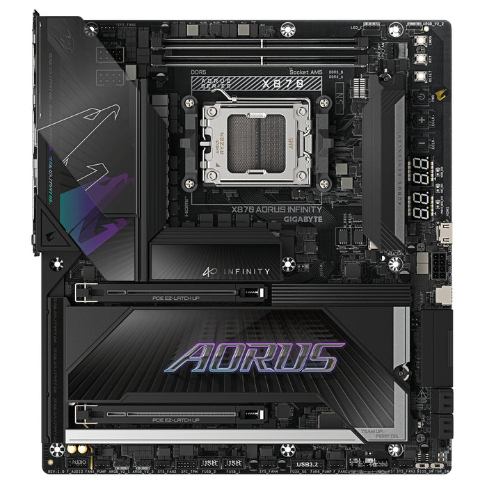EAN 4719331882617 - GIGABYTE X870 AORUS INFINITY placa base AMD X870 Zócalo AM5 ATX extendida imagen 2
