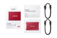 EAN 8806090312441 - Samsung Portable SSD T7 2 TB USB Tipo C 3.2 Gen 2 (3.1 Gen 2) Rojo imagen 12