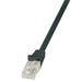 EAN 4052792023770 - LogiLink 0.25m Cat.6 U/UTP cable de red Negro 0,25 m Cat6 U/UTP (UTP) imagen 1