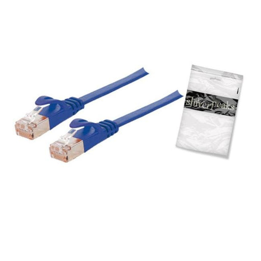 EAN 4017538059680 - shiverpeaks U/FTP, Cat.7, slim, 0.25m cable de red Azul 0,25 m Cat7 U/FTP (STP) imagen 1