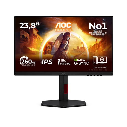 EAN 4038986183239 - AOC G4 24G4ZR pantalla para PC 60,5 cm (23.8") 1920 x 1080 Pixeles Full HD LED Negro, Rojo imagen 1