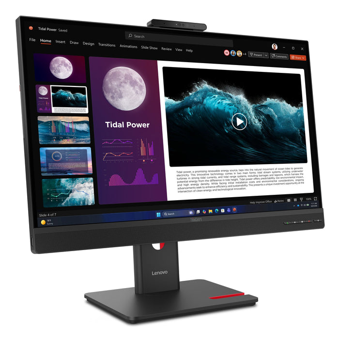 EAN 199273501700 - Lenovo ThinkCentre TIO27 Gen6 pantalla para PC 68,6 cm (27") 2560 x 1440 Pixeles Quad HD LED Negro imagen 4